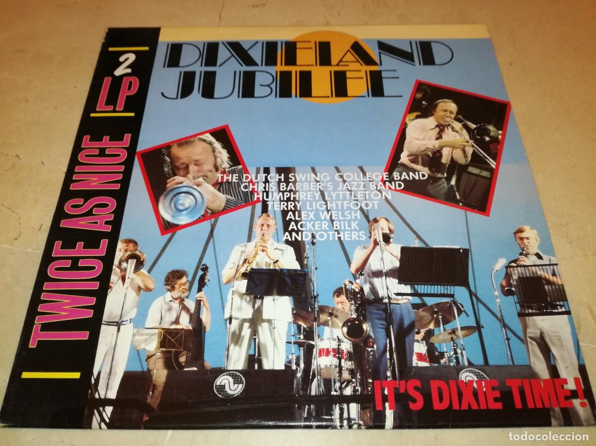 Discos de vinilo: DIXIELAND JUBILEE-IT&acute;S DIXIE TIME-DOBLE LP - Foto 1