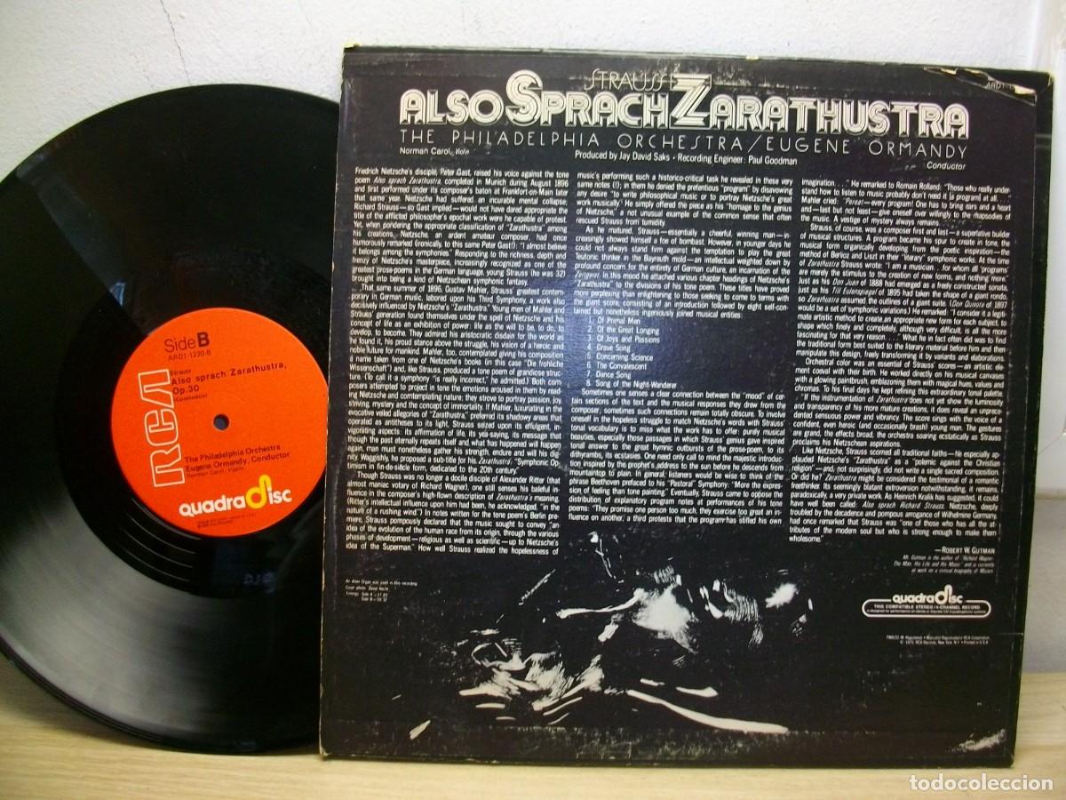 Discos de vinilo: Richard Strauss, Eugene Ormandy, The Philadelphia Orchestra &ndash; Also Sprach Zarathustra LP - Foto 2