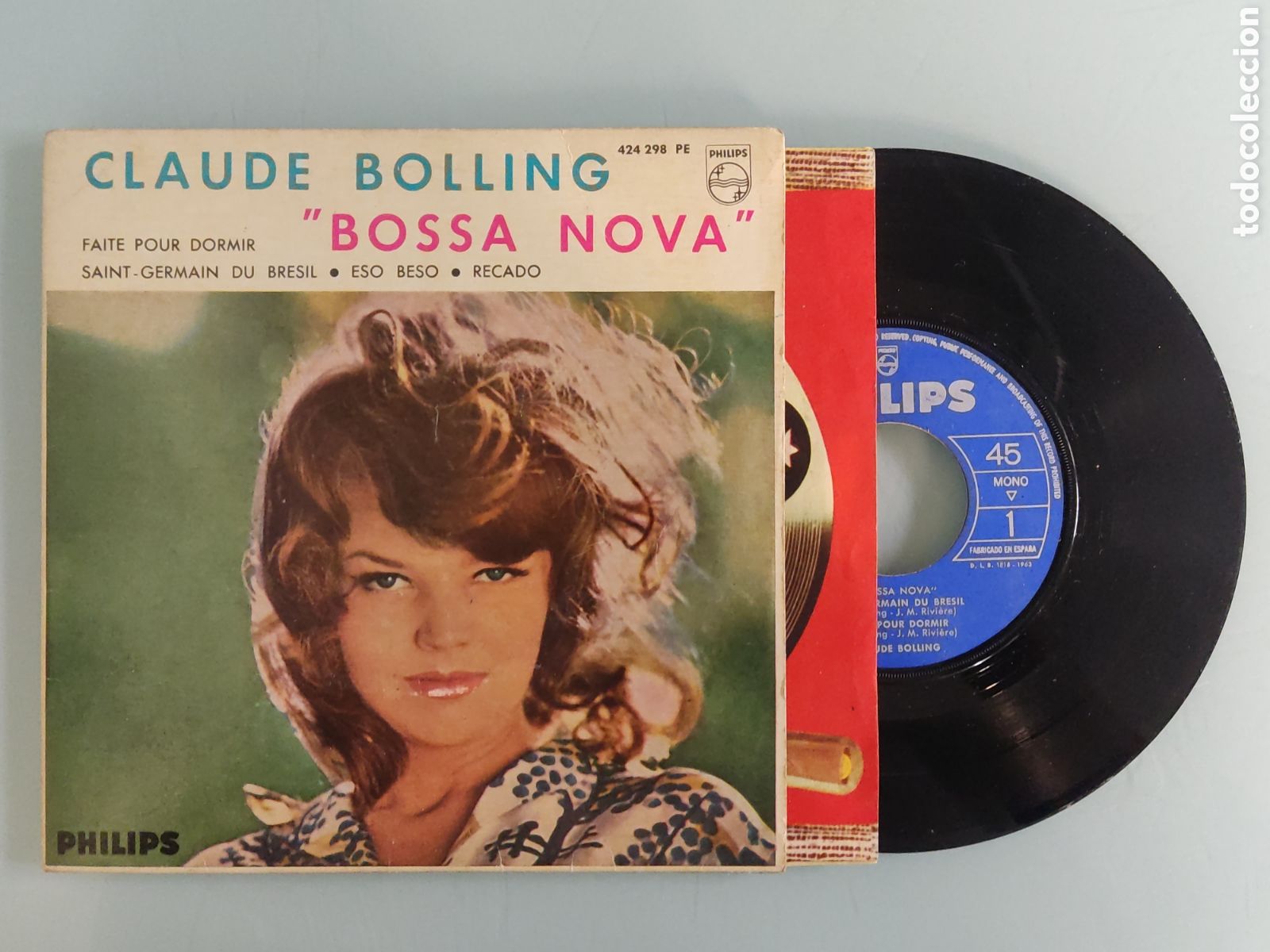 Discos de vinilo: EP. Claude Bolling. &rdquo;Bossa Nova&rdquo; - Foto 1