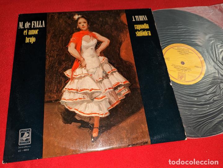 Discos de vinilo: HANNOVER+VIENA Kleiber/Remoortel MANUEL FALLA+J.TURINA El amor brujo/Conclusion LP 1975 SPAIN
