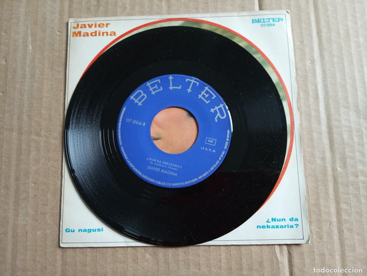 Discos de vinilo: JAVIER MADINA - GU NAGUSI SINGLE 1971 - Foto 2
