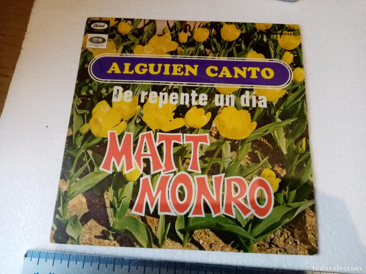 Discos de vinilo: SINGLE DE VINILO - MATT MONRO - MUSICA - Foto 1
