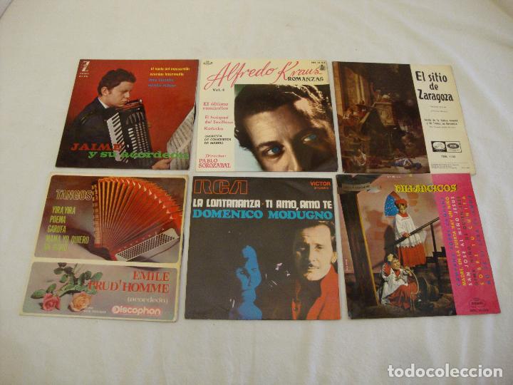 Discos de vinilo: LOTE DE SEIS SINGLES MUSICA VARIADA