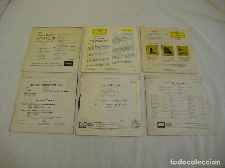 Discos de vinilo: LOTE DE SEIS SINGLES MUSICA VARIADA - Foto 2