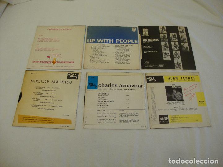 Discos de vinilo: LOTE DE SEIS SINGLES MUSICA VARIADA - Foto 2