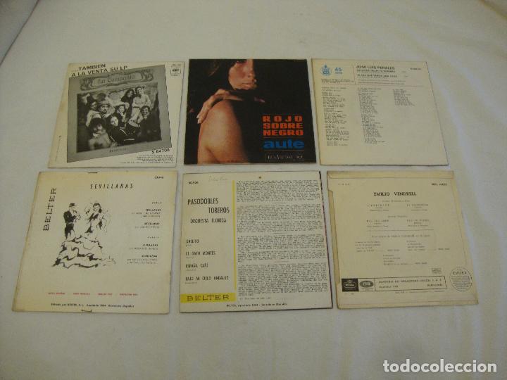 Discos de vinilo: LOTE DE SEIS SINGLES MUSICA VARIADA - Foto 2
