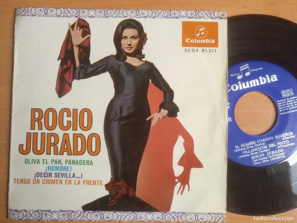 Discos de vinilo: ROCIO JURADO EP OLIVA EL PAN, PANADERA - Foto 1