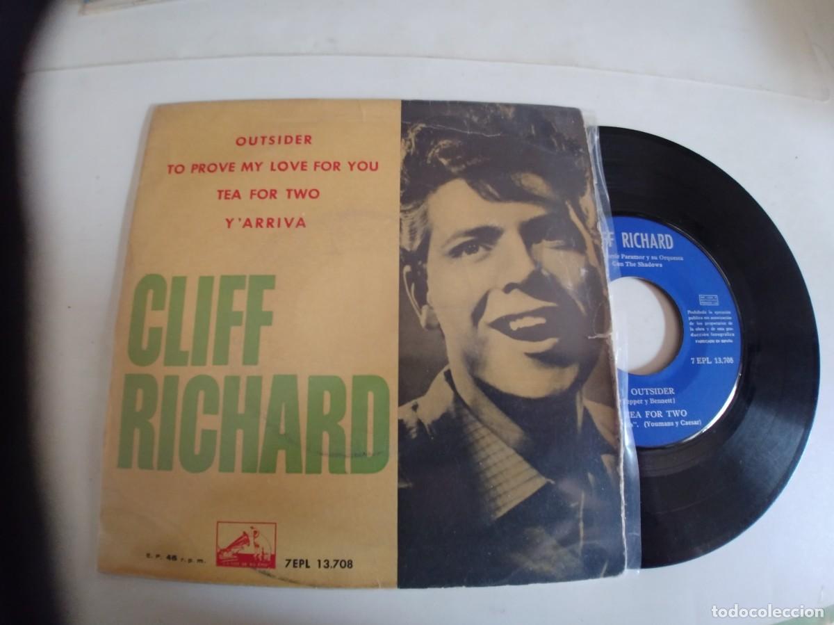 Discos de vinilo: CLIFF RICHARD-EP OUTSIDER +3 - Foto 1