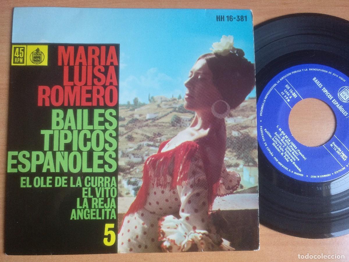 Discos de vinilo: MARIA LUISA ROMERO EP 5 - Foto 1