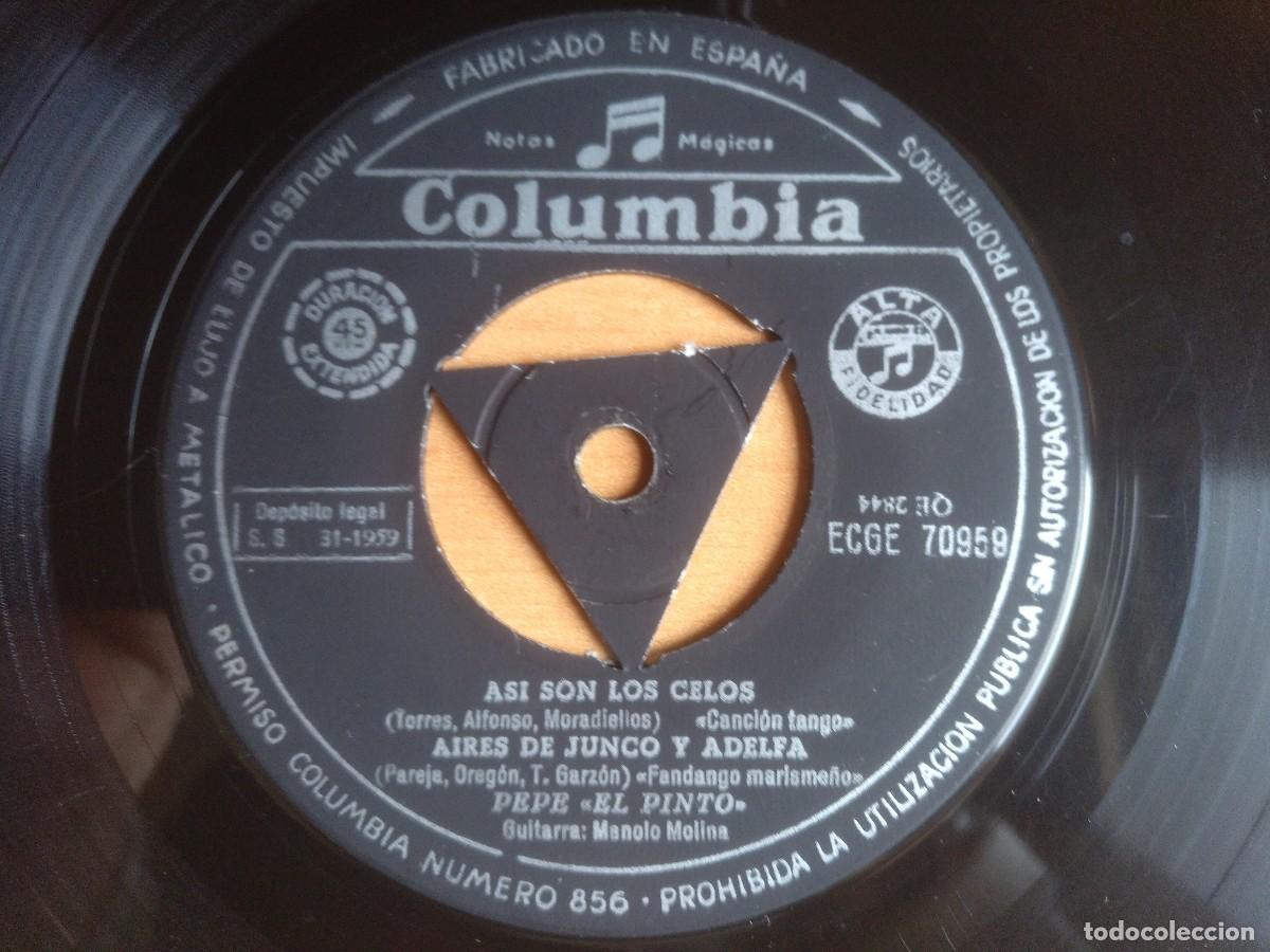 Discos de vinilo: PEPE PINTO EP ASI SON LOS CELOS 1959 - Foto 1