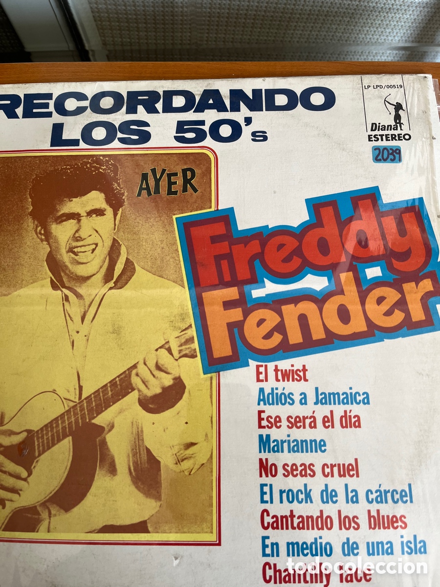 Discos de vinilo: Freddy Fender - Recordando los 50 - Foto 1