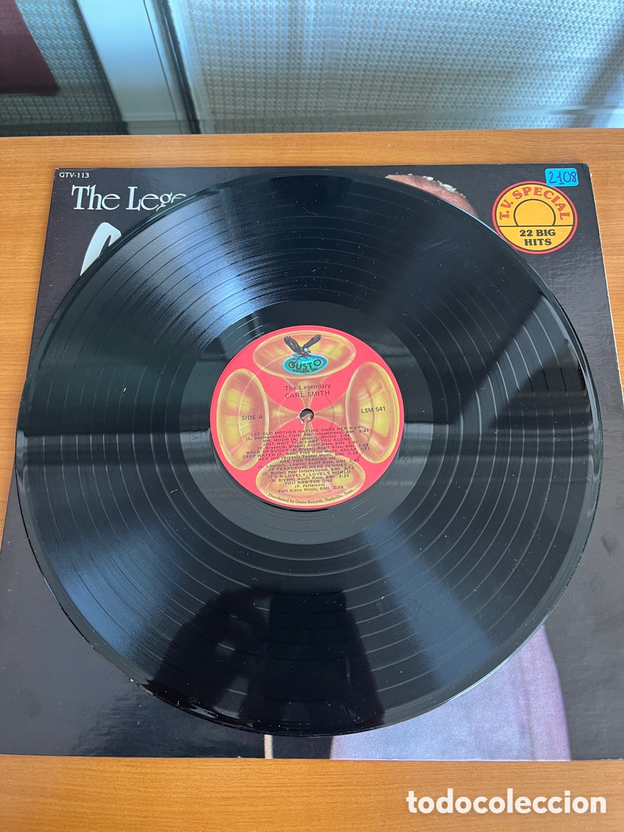 Discos de vinilo: Carl Smith - The Legendary Carl Smith - Foto 3