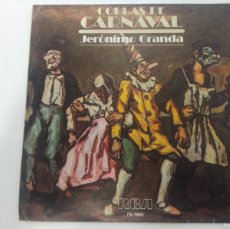 Discos de vinilo: JERONIMO GRANDA/COPLAS DE CARNAVAL/SINGLE.