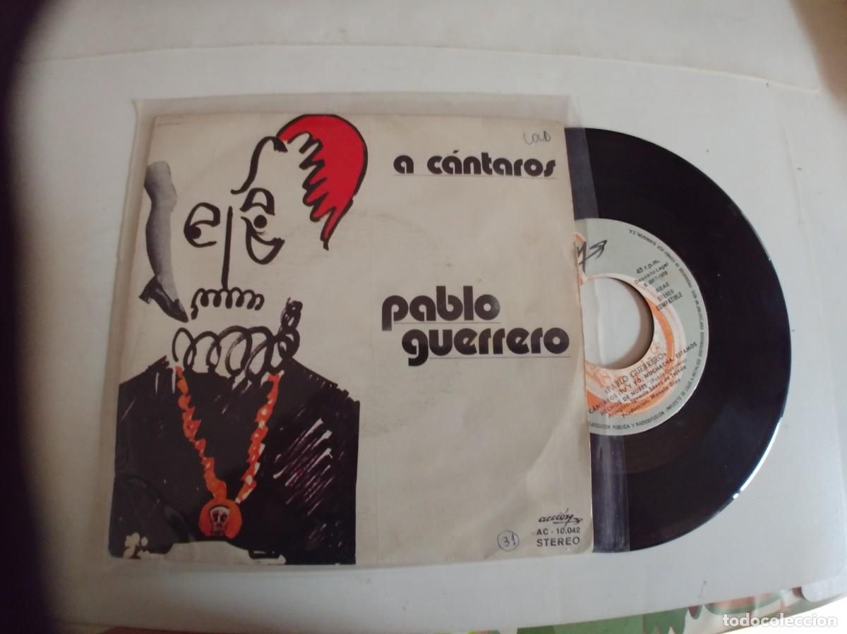 Discos de vinilo: PABLO GUERRERO-SINGLE A CANTAROS - Foto 1