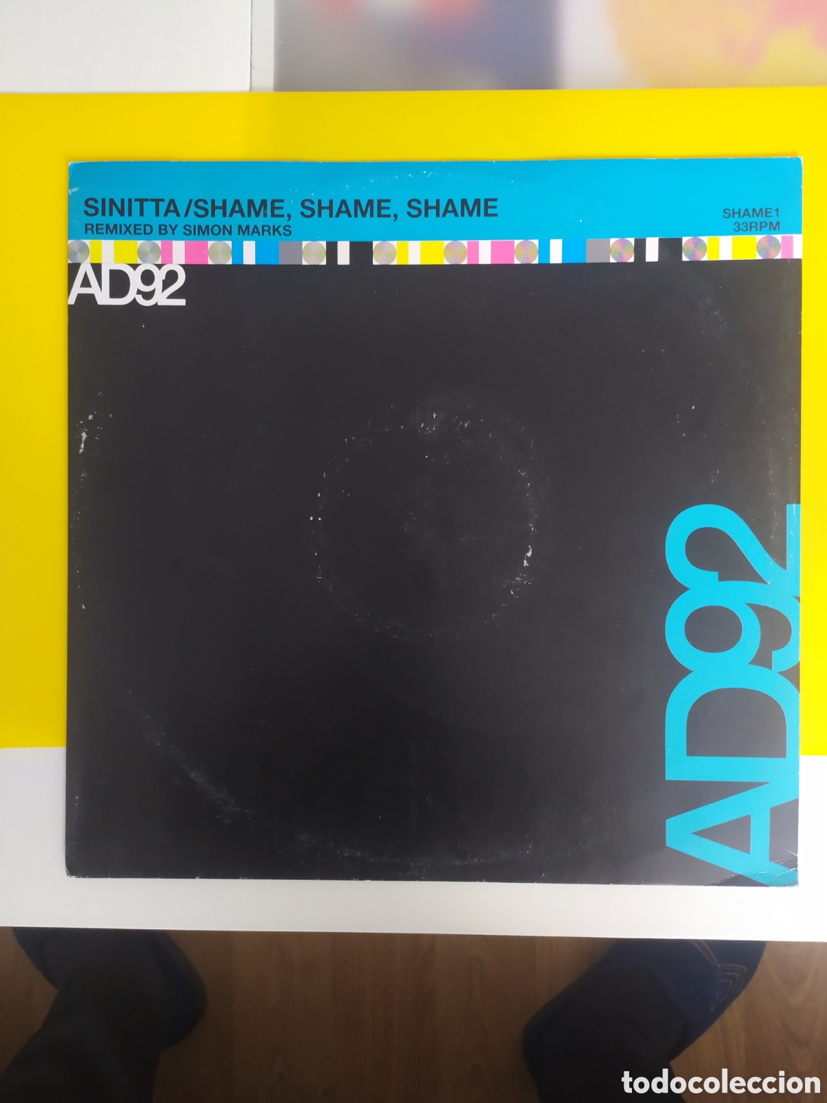 Discos de vinilo: Maxi single Sinitta.&nbsp;Shame, Shame, Shame - Foto 1