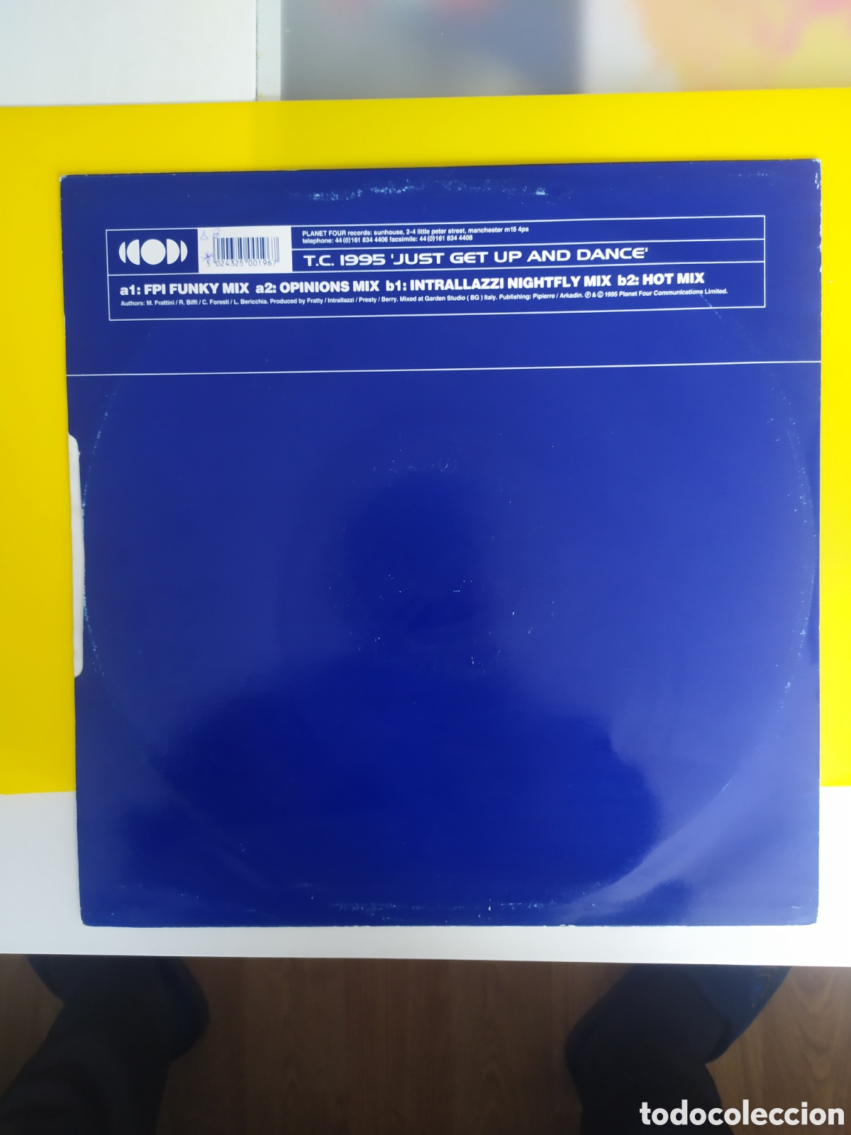 Discos de vinilo: Maxi single T.C. 1995. Just Get Up And Dance - Foto 2