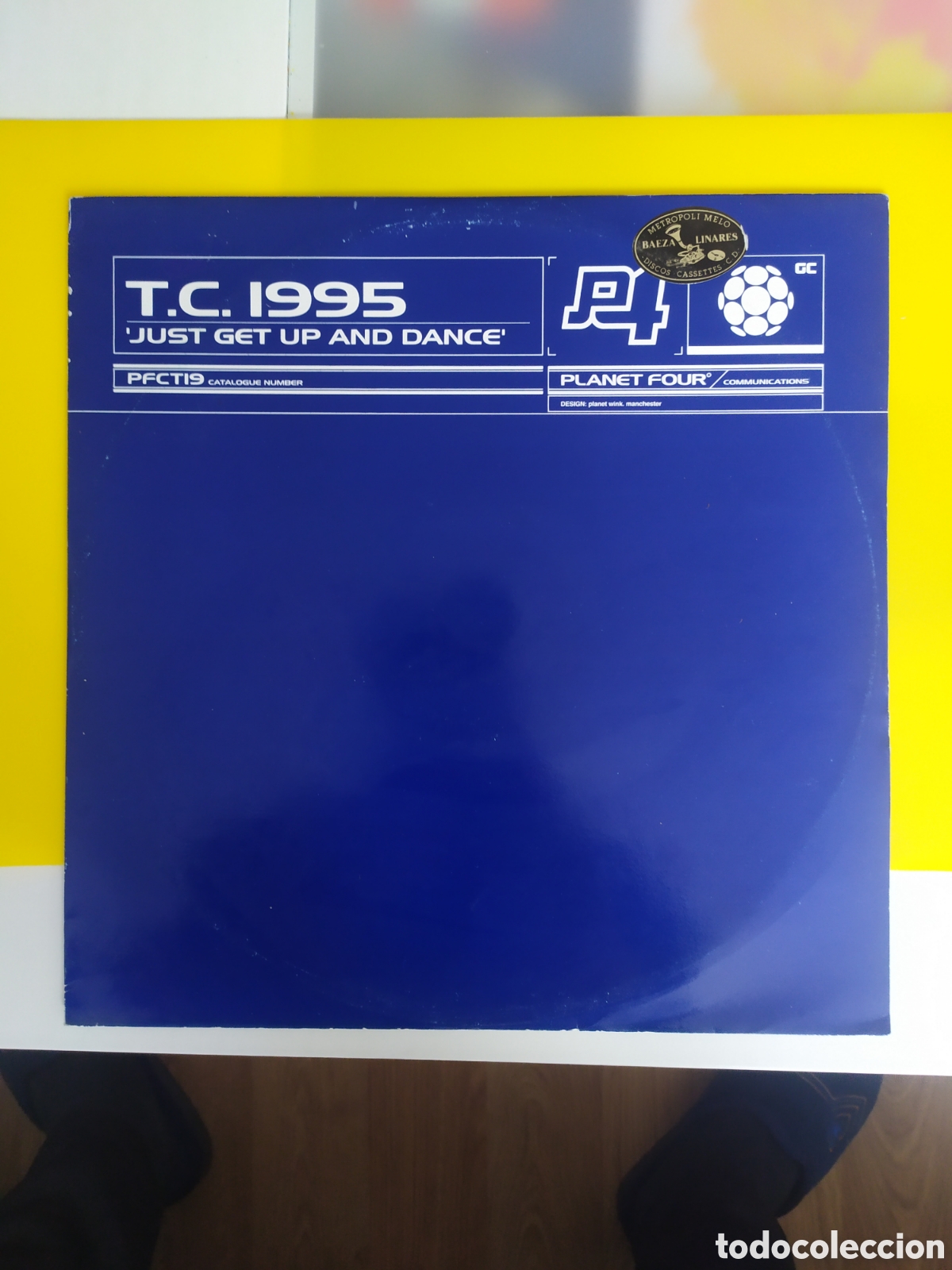 Discos de vinilo: Maxi single T.C. 1995. Just Get Up And Dance - Foto 1