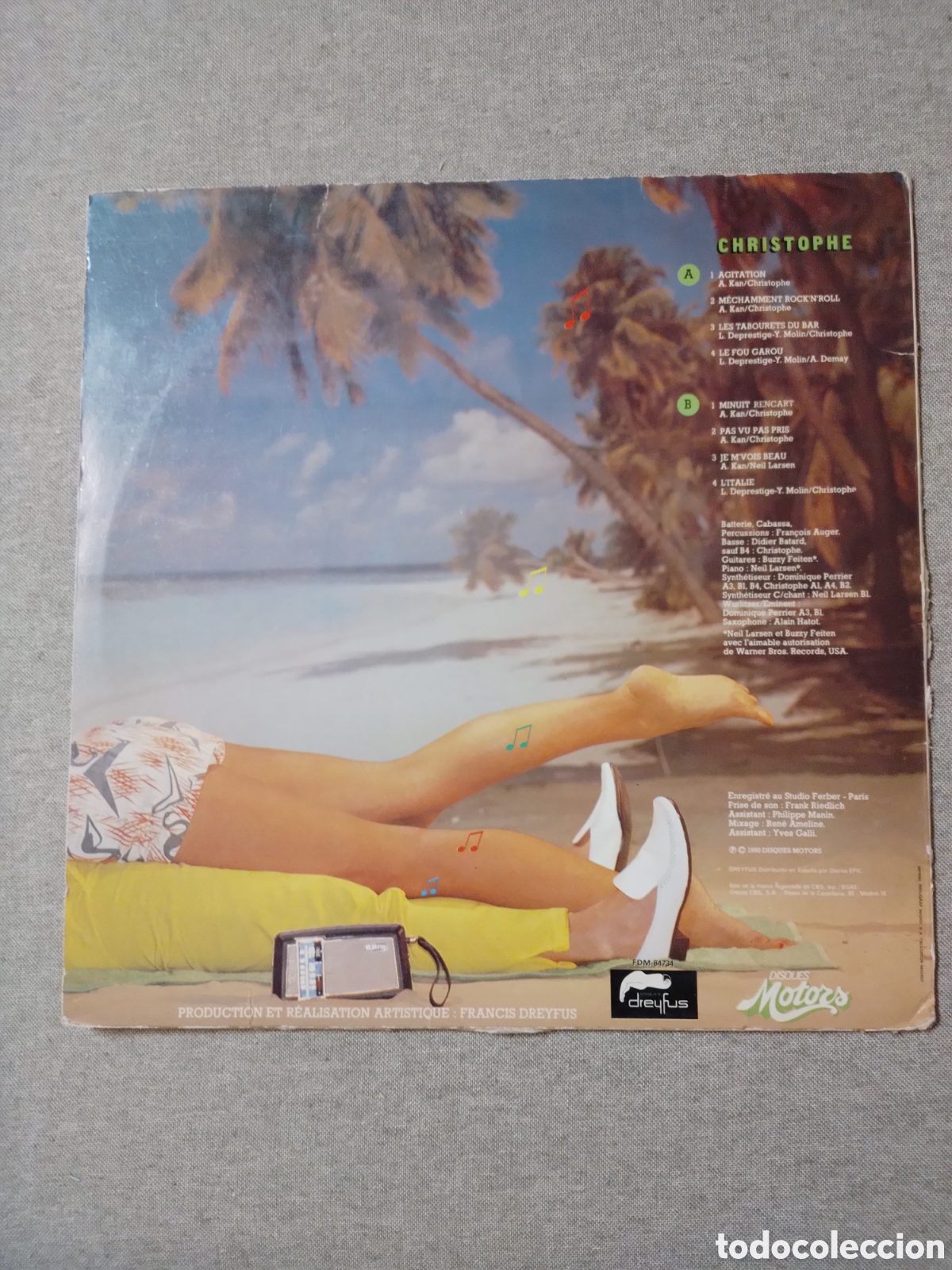 Discos de vinilo: Christophe. Pas vu pas pris. - Foto 2