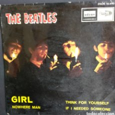 Discos de vinilo: *THE BEATLES, GIRL, SPAIN, ODEON, 1966, CS.2