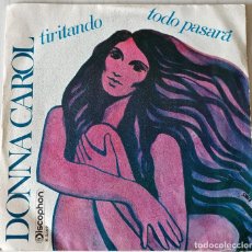 Discos de vinilo: DONNA CAROL - TIRITANDO DISCOPHON - 1970