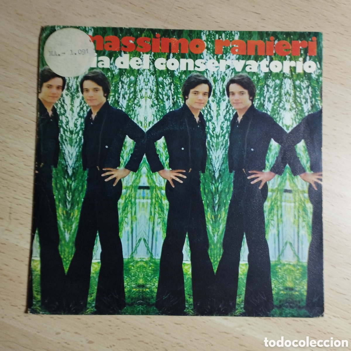 Discos de vinilo: Single 7&rdquo; Massimo Ranieri 1972 V&iacute;a del conservatorio + Jes&uacute;s. - Foto 1
