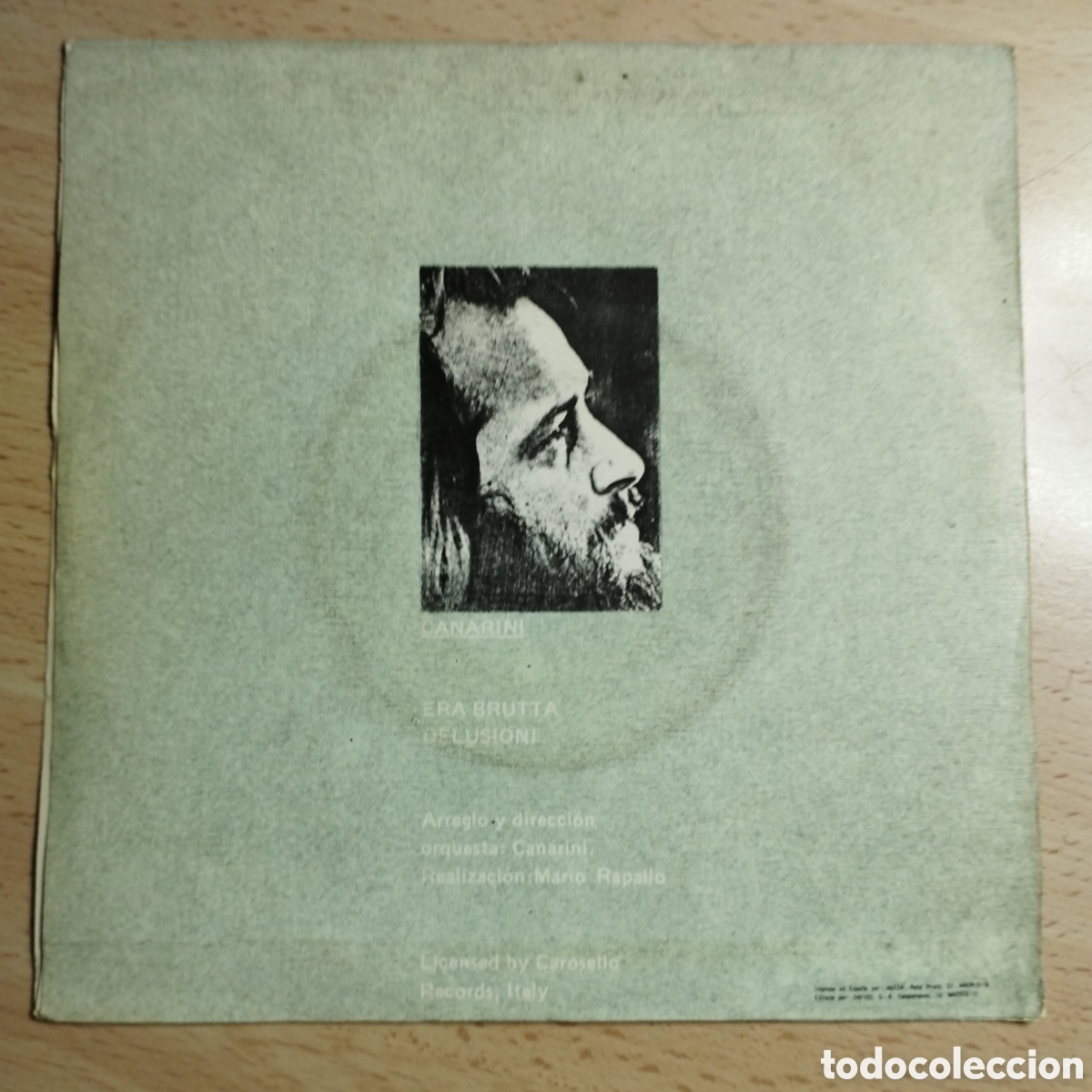 Discos de vinilo: Single 7&rdquo; Canarini 1976 Era Brutta + Delusioni. - Foto 2