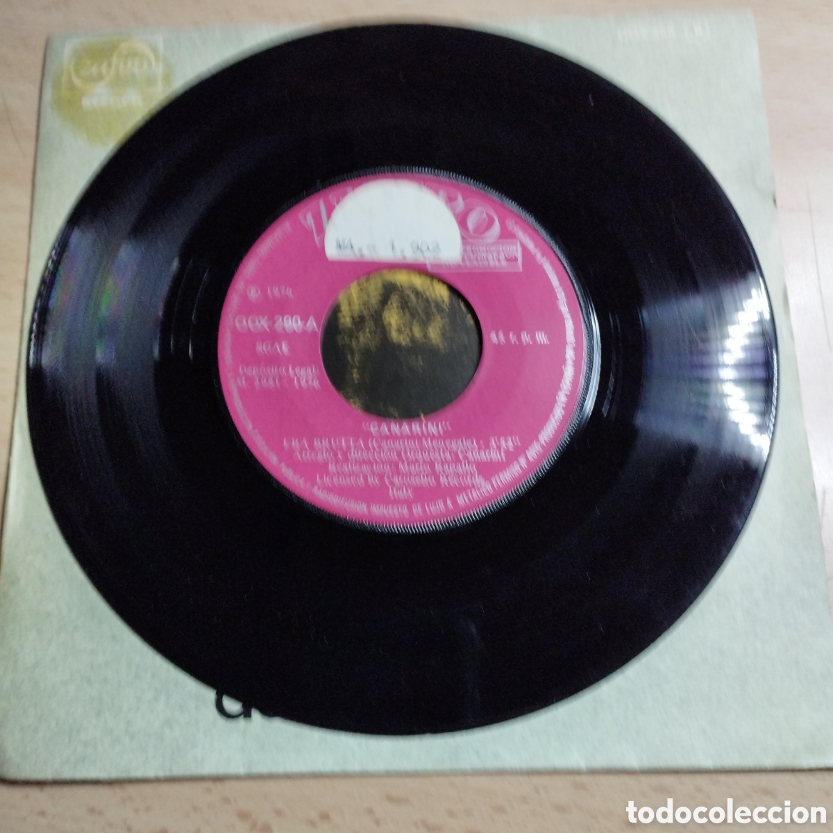 Discos de vinilo: Single 7&rdquo; Canarini 1976 Era Brutta + Delusioni. - Foto 4