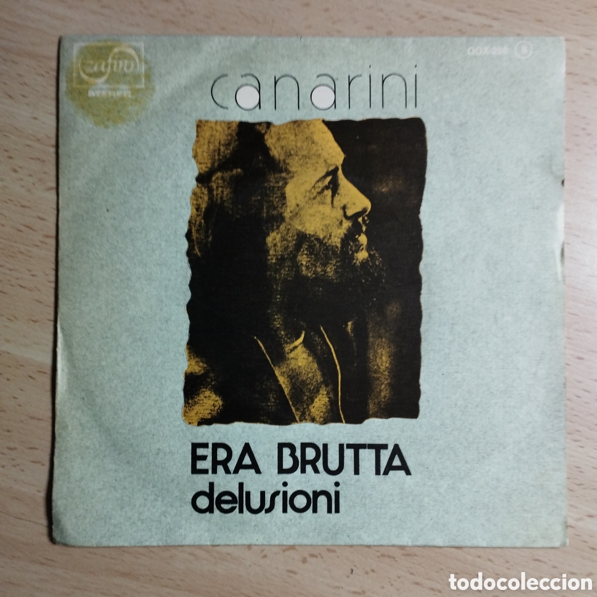 Disques de vinyle: Single 7&rdquo; Canarini 1976 Era Brutta + Delusioni.