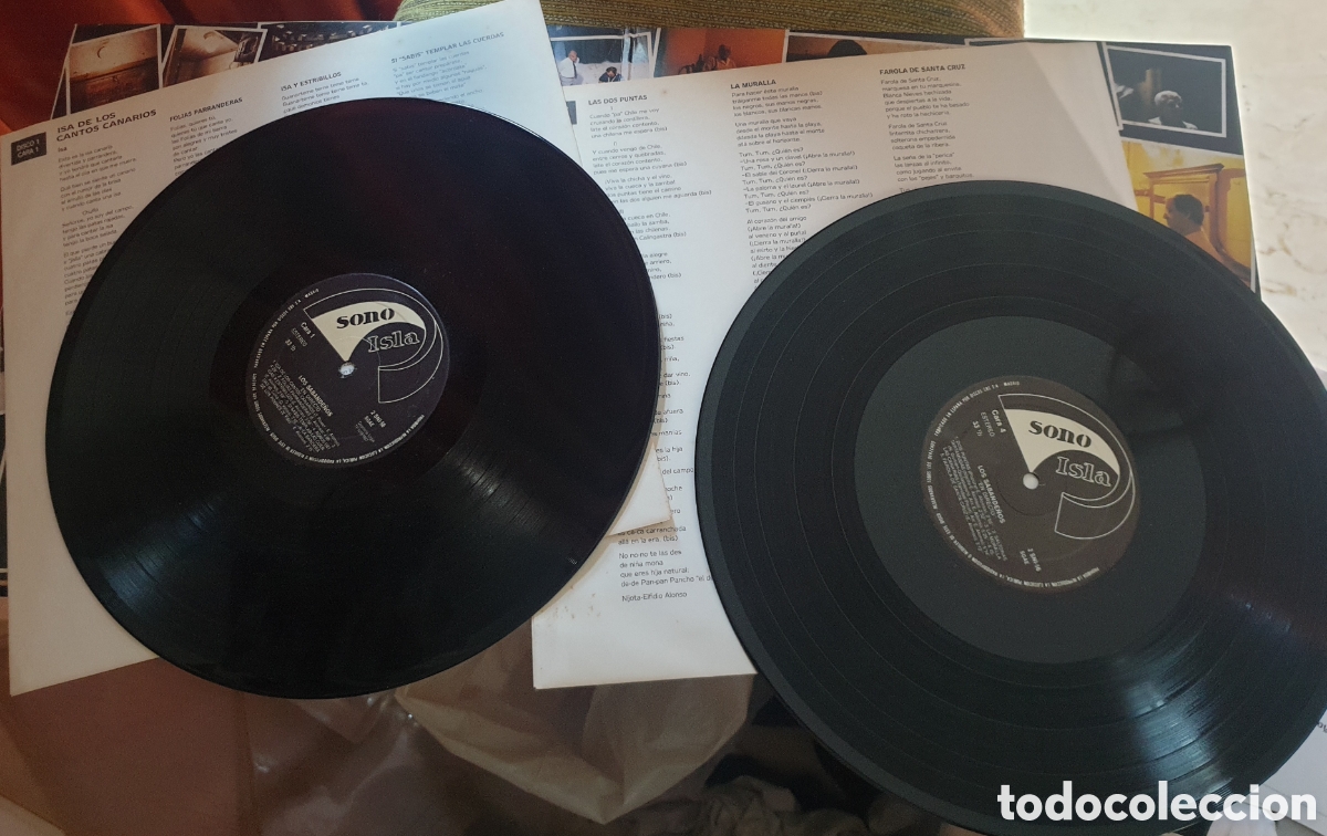 Discos de vinilo: Los Sabande&ntilde;os - en directo. Doble LP - Foto 2