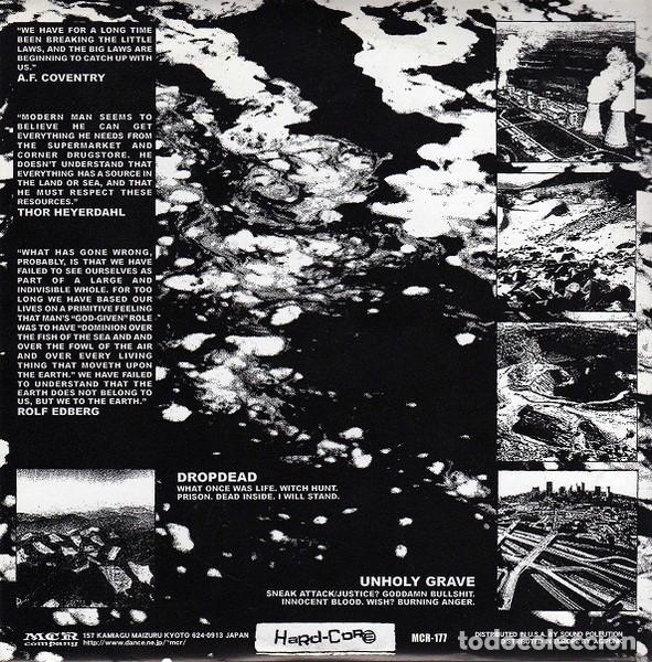 Discos de vinilo: Dropdead / Unholy Grave &ndash; Dropdead / Unholy Grave - Foto 2