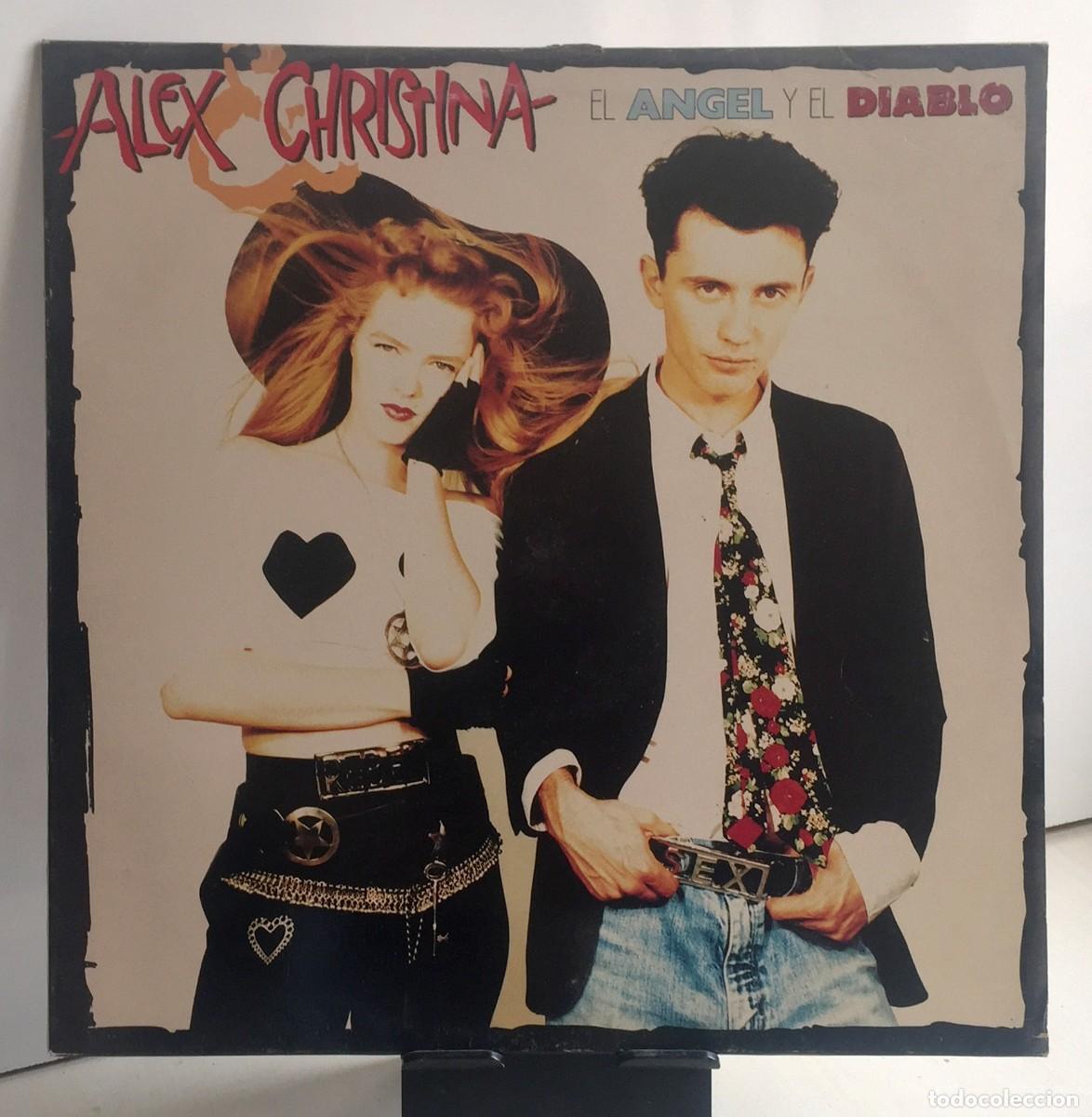 Discos de vinilo: Alex & Cristina - El &Aacute;ngel Y El Diablo - LP - Foto 1