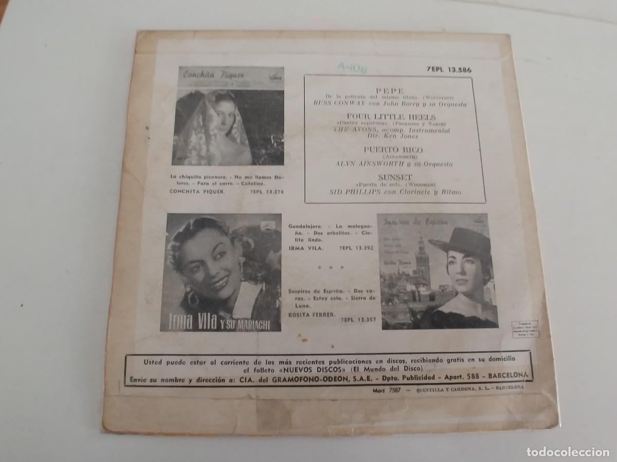 Discos de vinilo: RUSS CONWAY-THE AVONS...-EP PEPE +3 - Foto 2