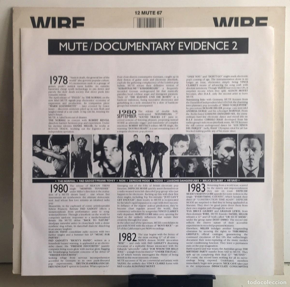 Discos de vinilo: Wire - Kidney Bingos - MAXI 12&rdquo; - Foto 3