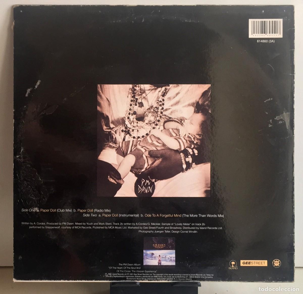Discos de vinilo: P. M. Dawn - Paper Doll - Maxi 12&rdquo; - Foto 2