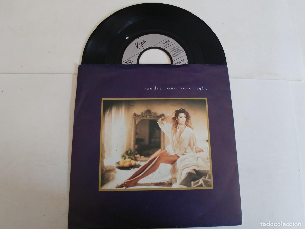 Discos de vinilo: SANDRA-SINGLE ONE MORE NIGHT - Foto 1