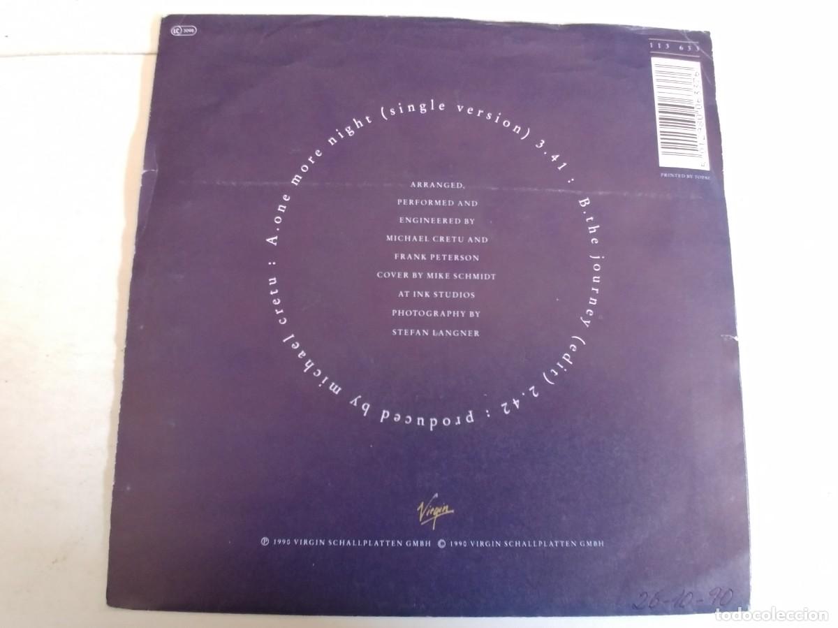Discos de vinilo: SANDRA-SINGLE ONE MORE NIGHT - Foto 2
