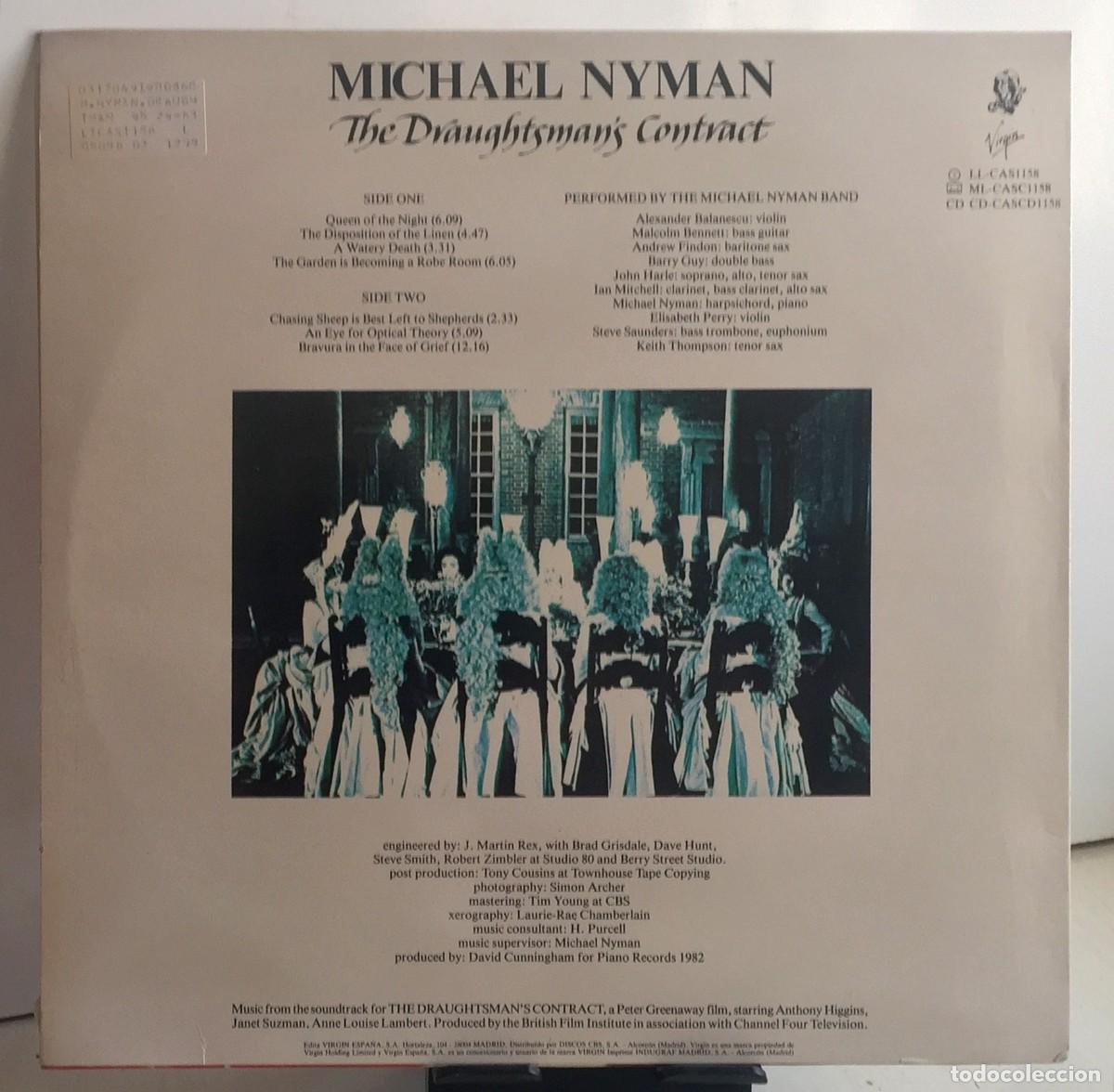 Discos de vinilo: Michael Nyman - The Draughtsmans Contract - LP - Foto 2