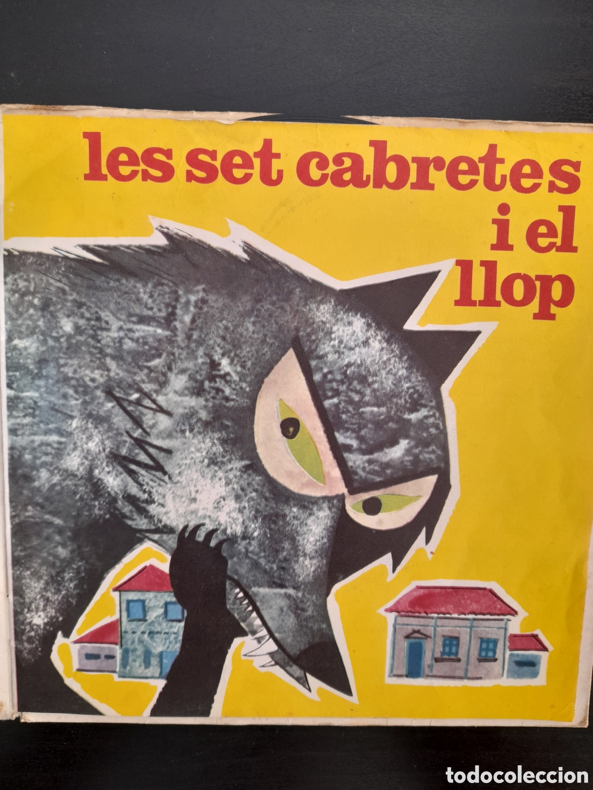 Discos de vinilo: Les set cabretes i el llop. Vinil 7 + Conte - Foto 2
