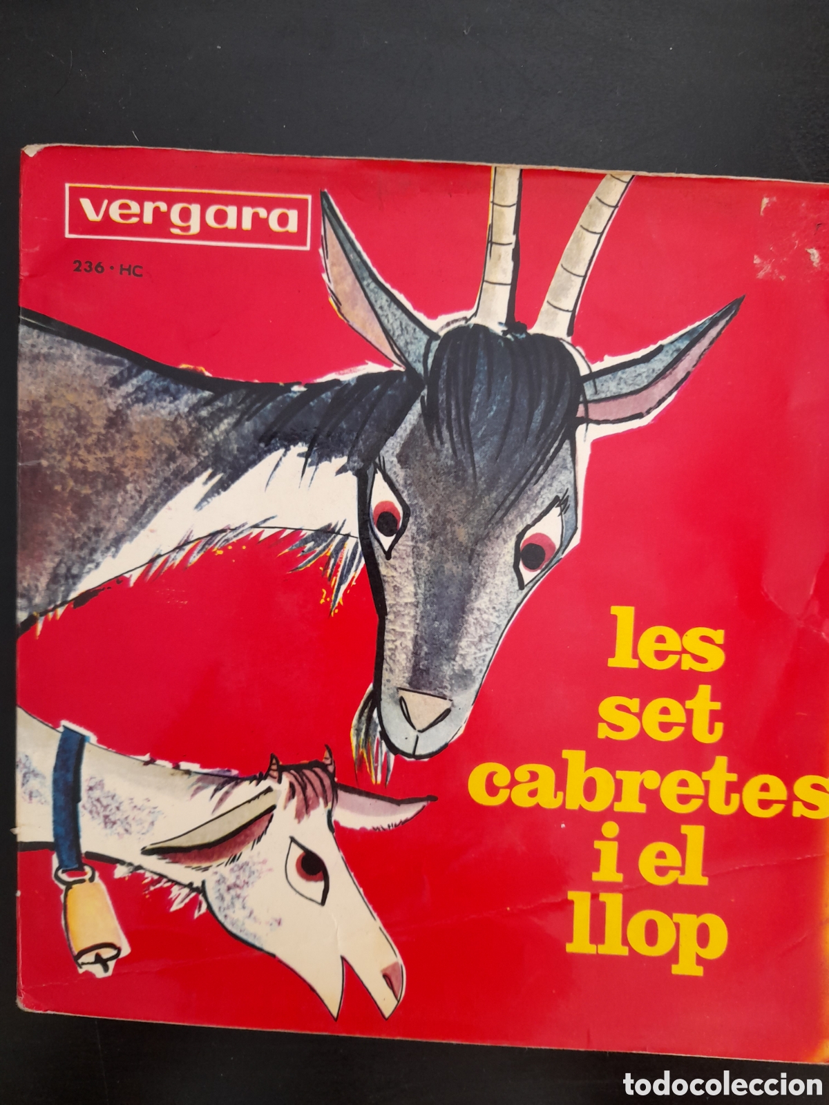 Discos de vinilo: Les set cabretes i el llop. Vinil 7 + Conte - Foto 1