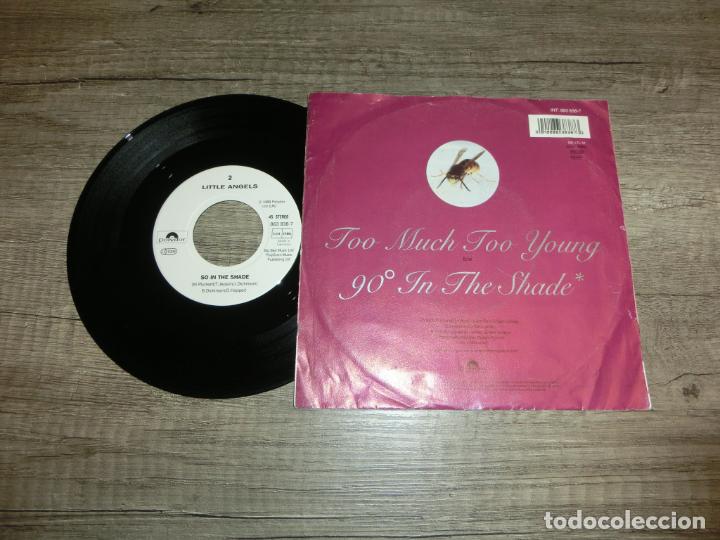 Discos de vinilo: LITTLE ANGELS - TOO MUCH TOO YOUNG - Foto 2