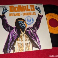 Discos de vinilo: DONALD TIRITANDO/COSQUILLAS 7'' SINGLE 1970 RCA PROMO ESPAÑA SPAIN
