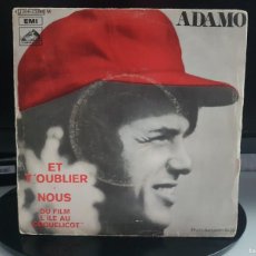 Discos de vinilo: C1 - ADAMO ”ET T'OUBLIER / NOUS” - PROMOCIÓN - SINGLE AÑO 1971
