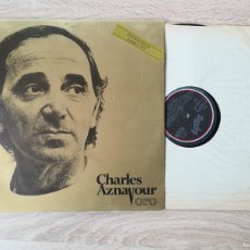 Discos de vinilo: CHARLES AZNAVOUR ORO - DOBLE LP VINILO 33 RPM - BARCLAY MOVIEPLAY S.A. - AÑO 1982.