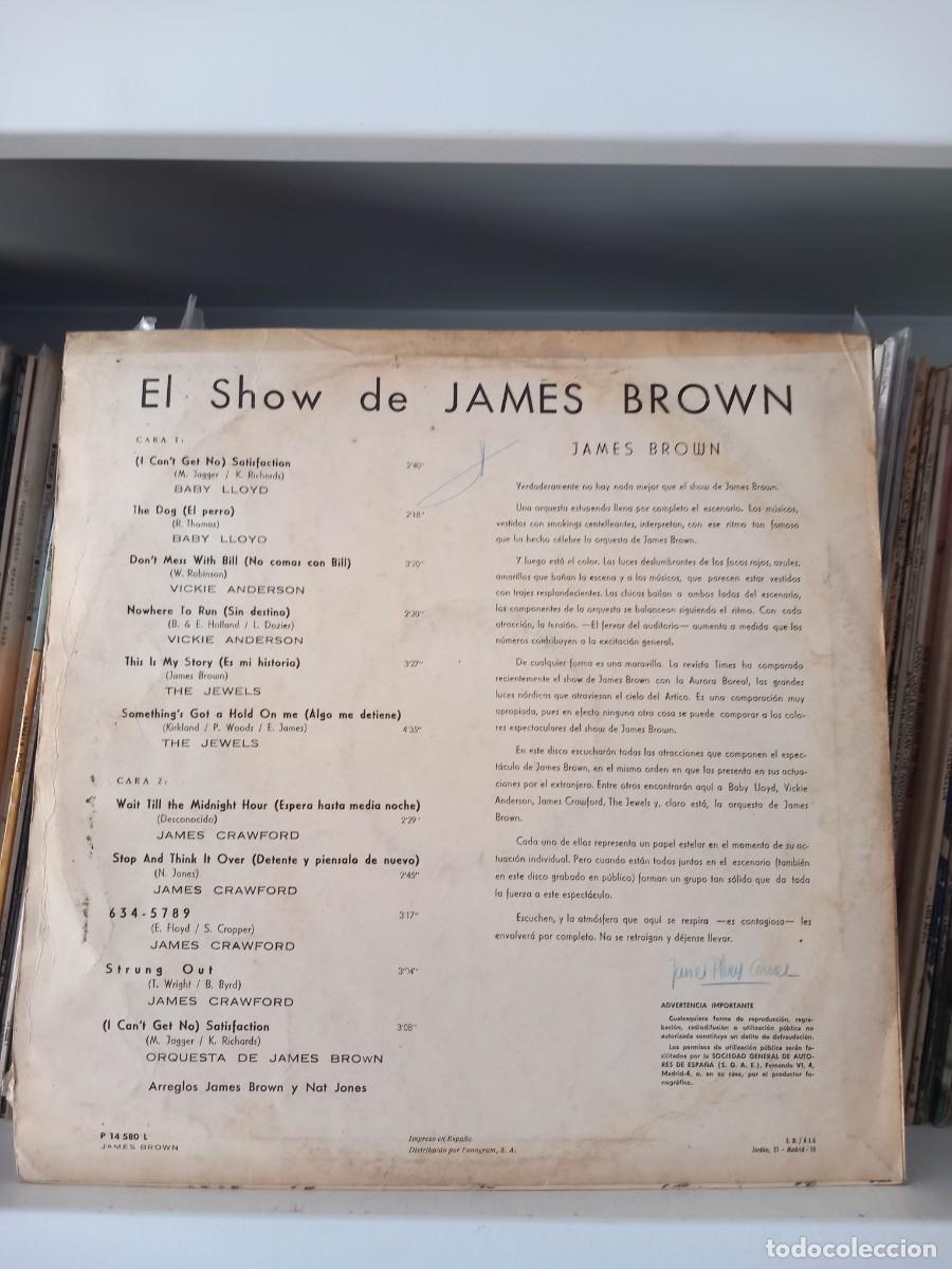 Discos de vinilo: Various &lrm;&ndash; Presenting...The James Brown Show - lp - Foto 2