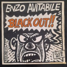 Discos de vinilo: ENZO AVITABILE – BLACK OUT. 1987, ESPAÑA. VINILO, 7”, SINGLE, PROMO.