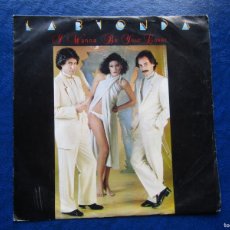 Discos de vinilo: LA BIONDA - I WANNA BE YOUR LOVER - SINGLE 7” 45 RPM - EDITADO EN PORTUGAL 1980