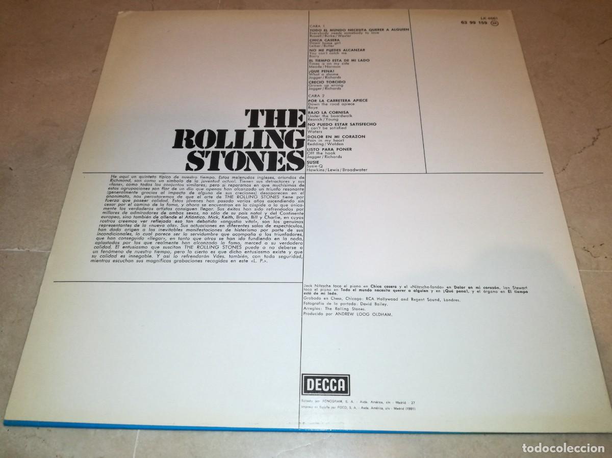 Discos de vinilo: THE ROLLING STONES-NO. 2-EDICION ESPA&Ntilde;OLA DECCA - Foto 2