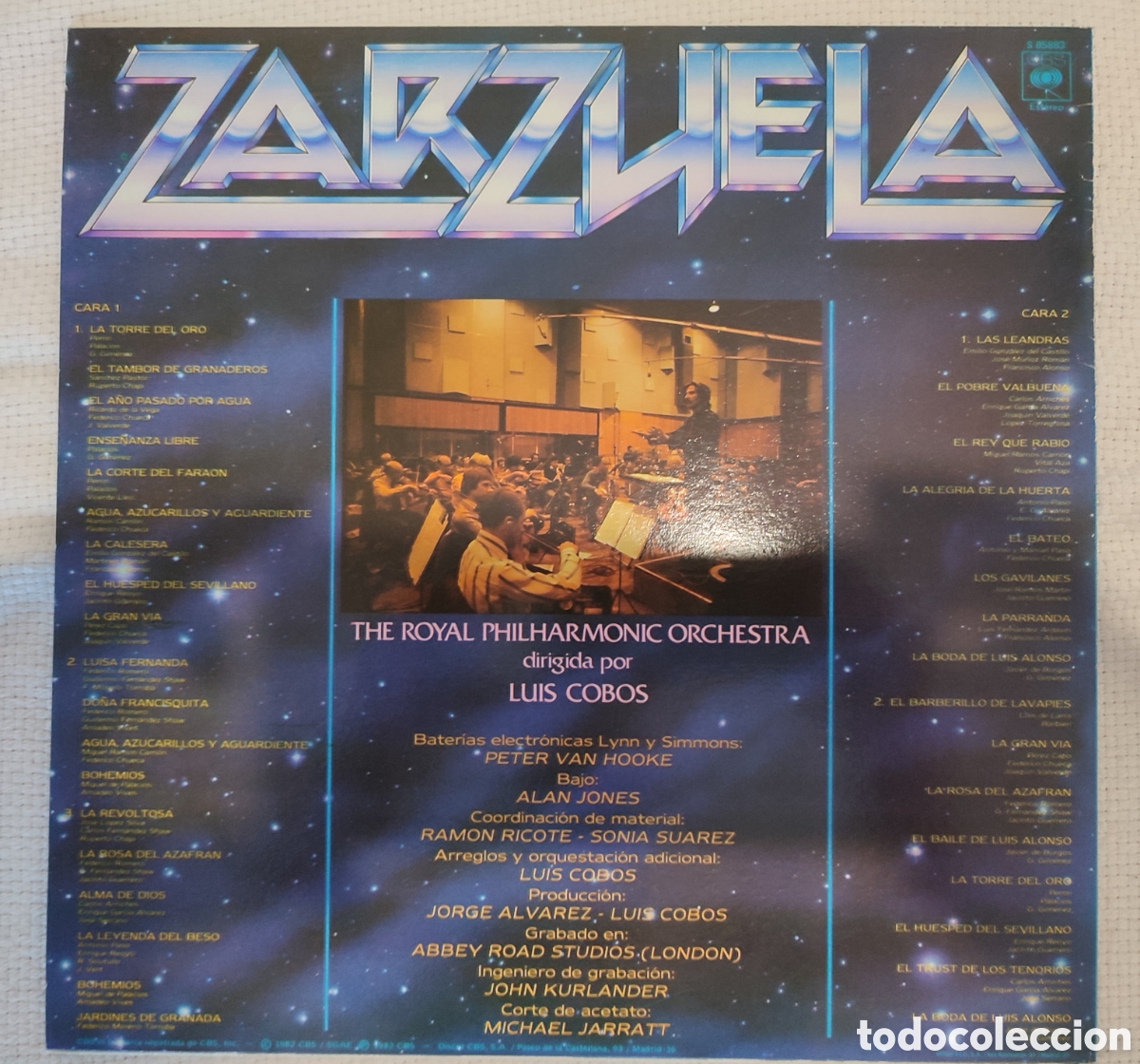 Discos de vinilo: Zarzuela Luis Cobos - Foto 2