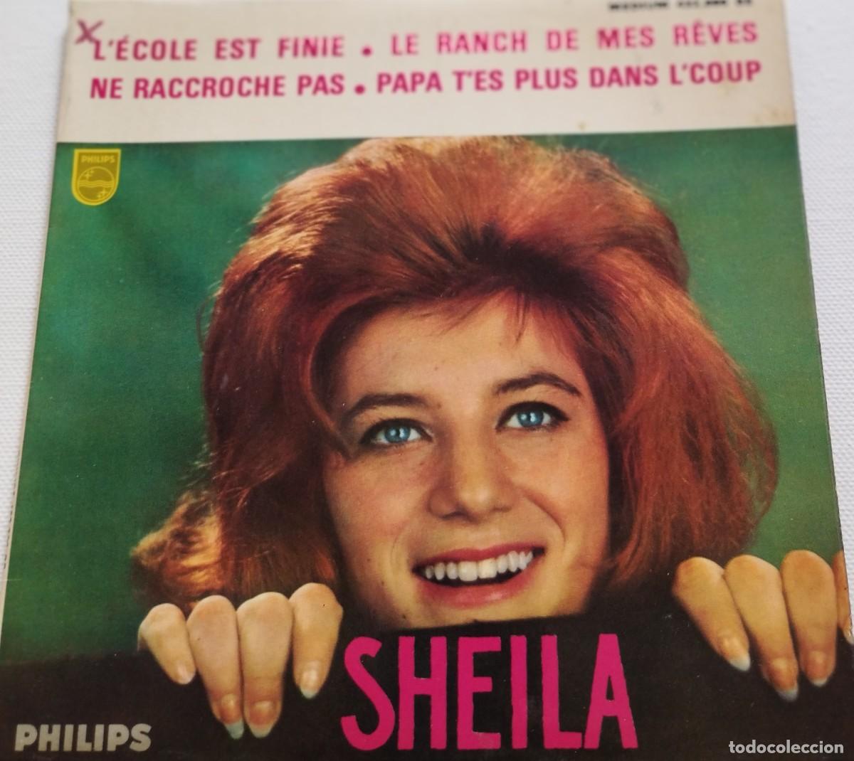 Disques de vinyle: SHEILA-L'ECOLE EST FINIE+3-PHILIPS 432.886 BE-PEDIDO MINIMO 10 EUROS