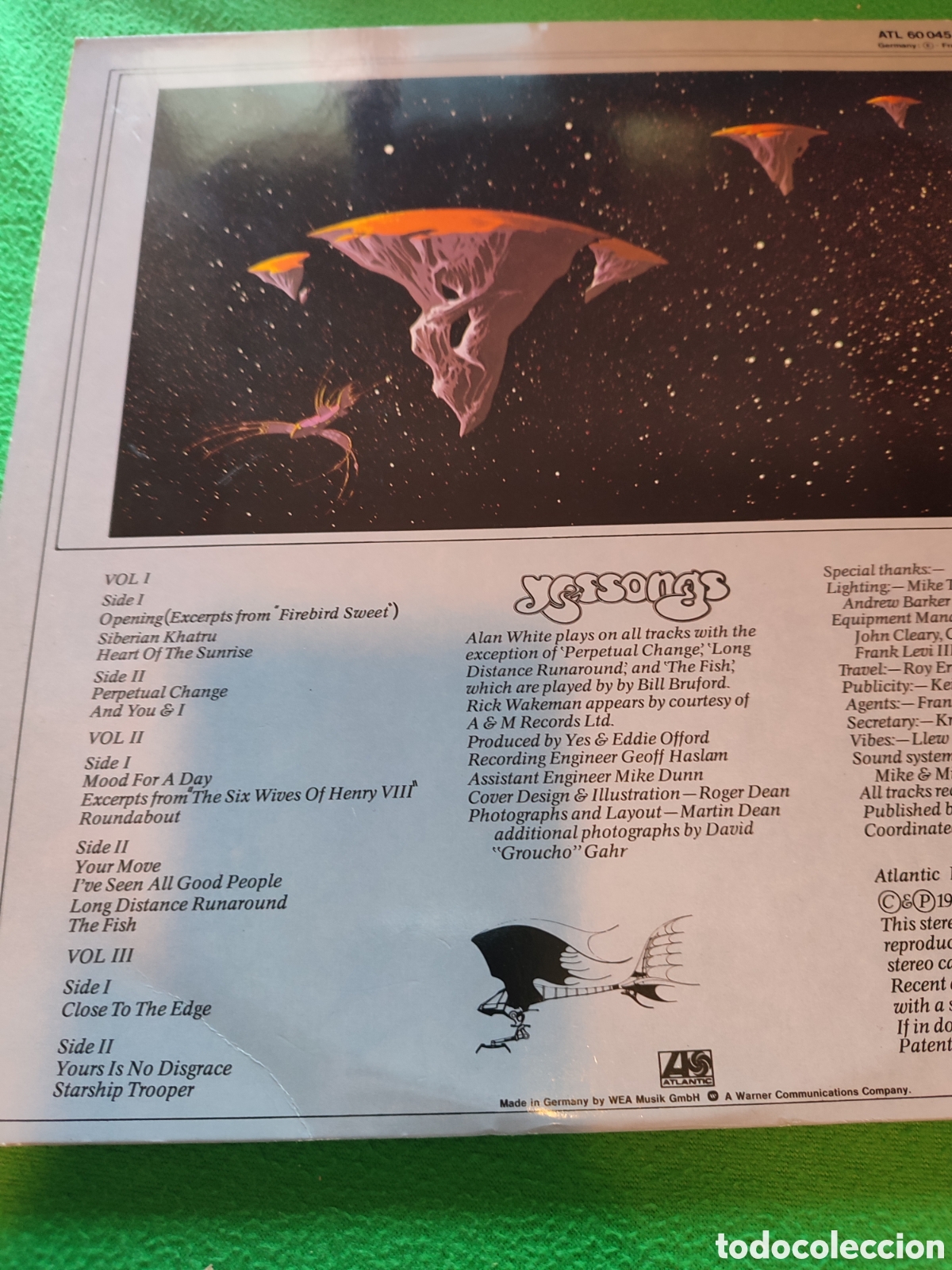 Discos de vinilo: Yes - Yesongs ( Triple vinilo) - Foto 6
